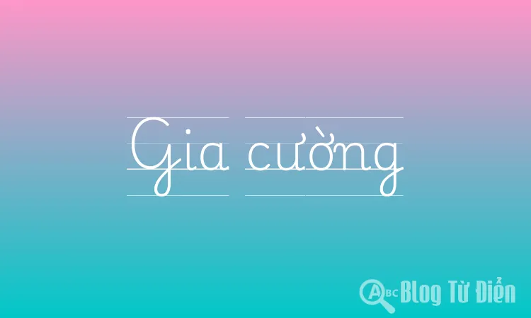 Gia cường