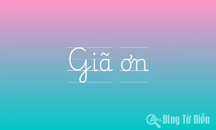 Giã ơn