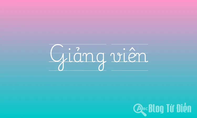 Giảng viên