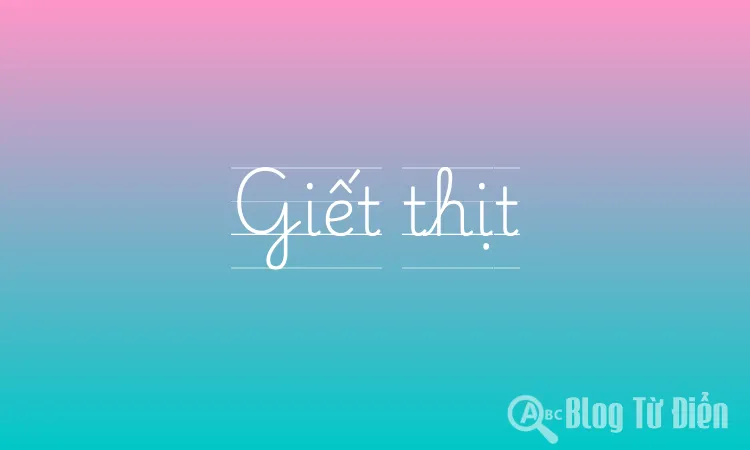 Giết thịt