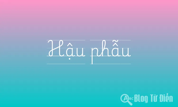 Hậu phẫu