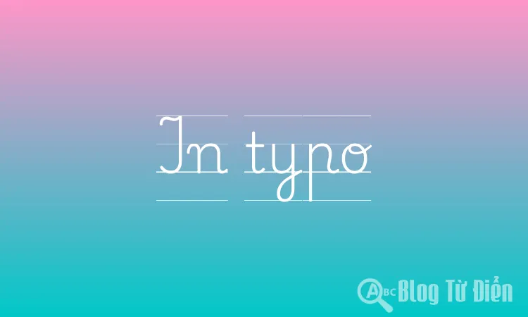 In typo