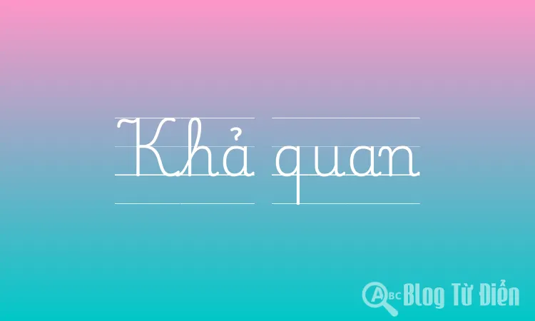 Khả quan
