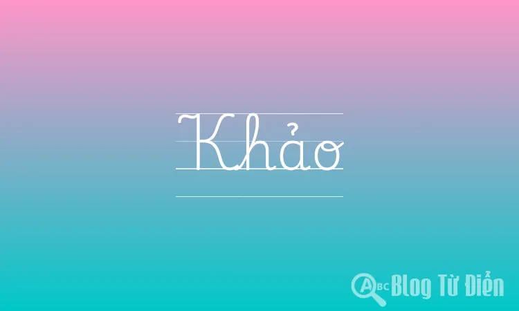 Khảo