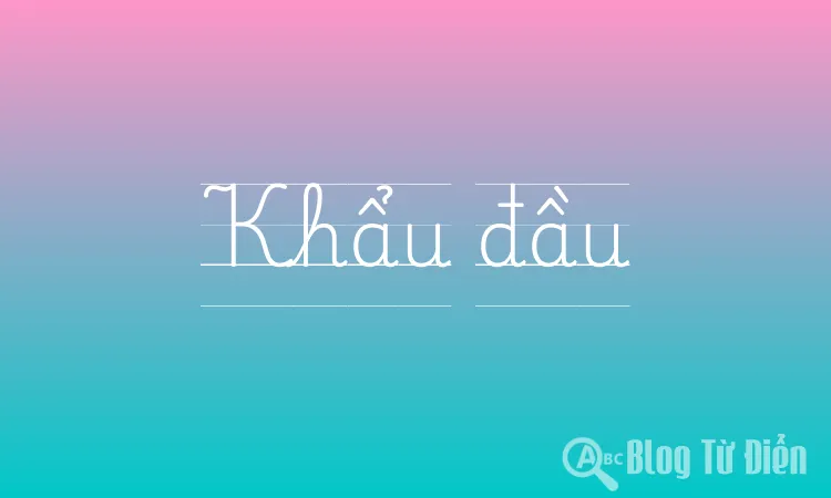 Khẩu đầu