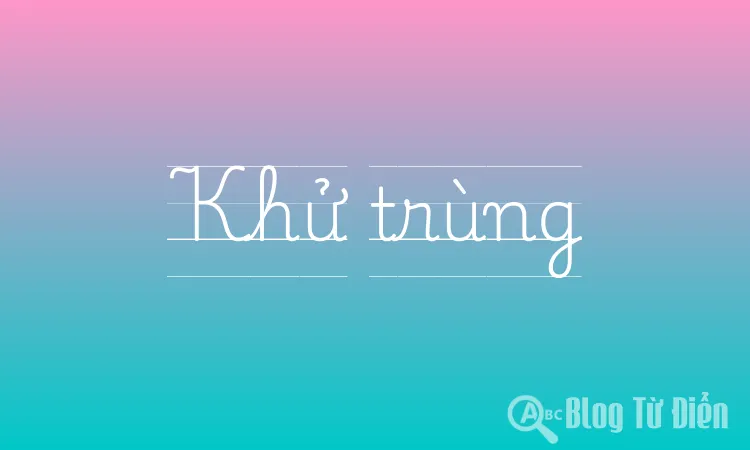 Khử trùng
