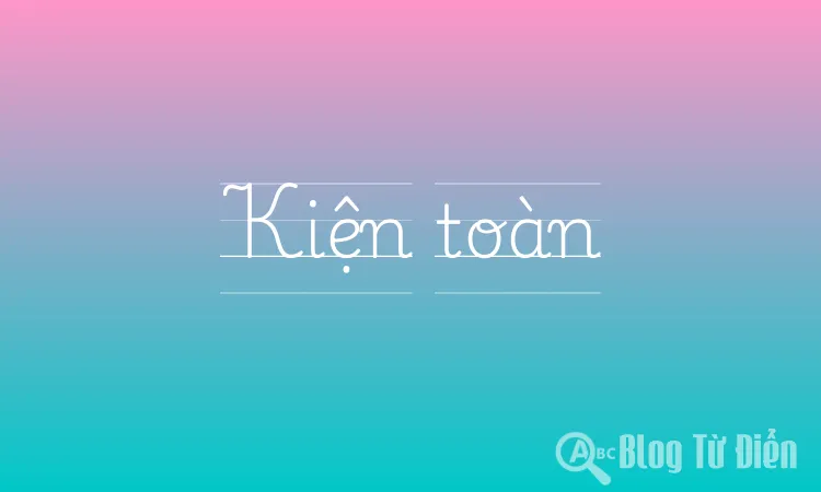 Kiện toàn
