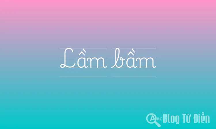 Lầm bầm