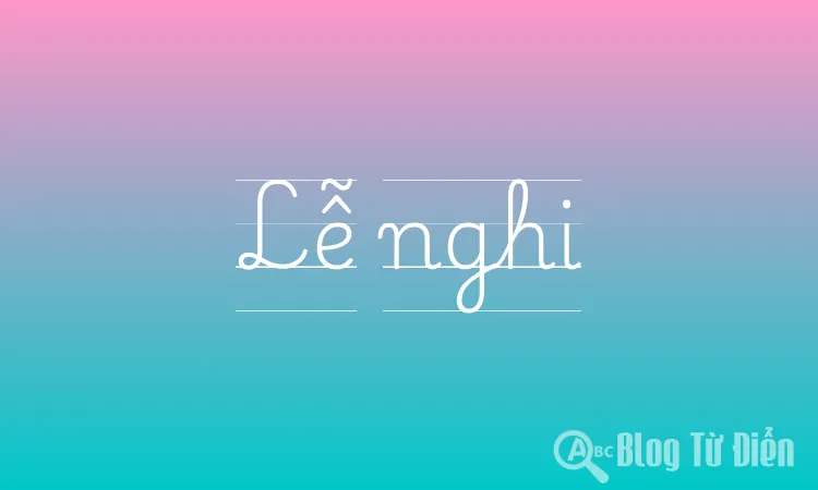 Lễ nghi