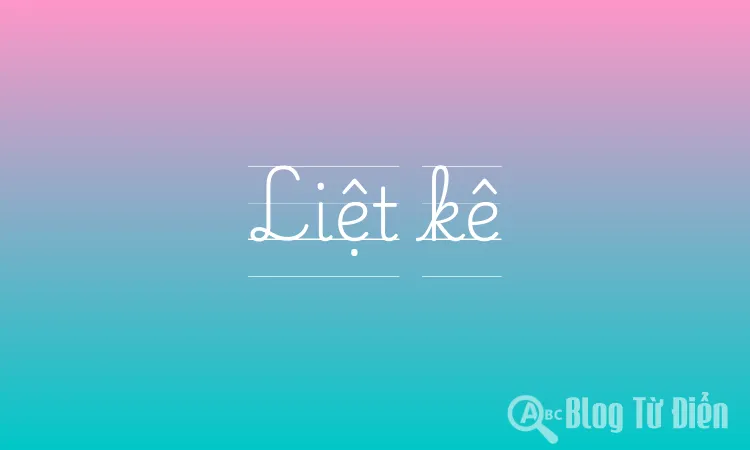 Liệt kê