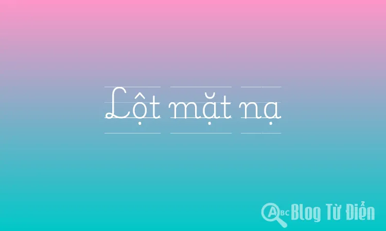 Lột mặt nạ