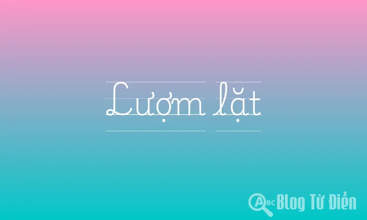 Lượm lặt