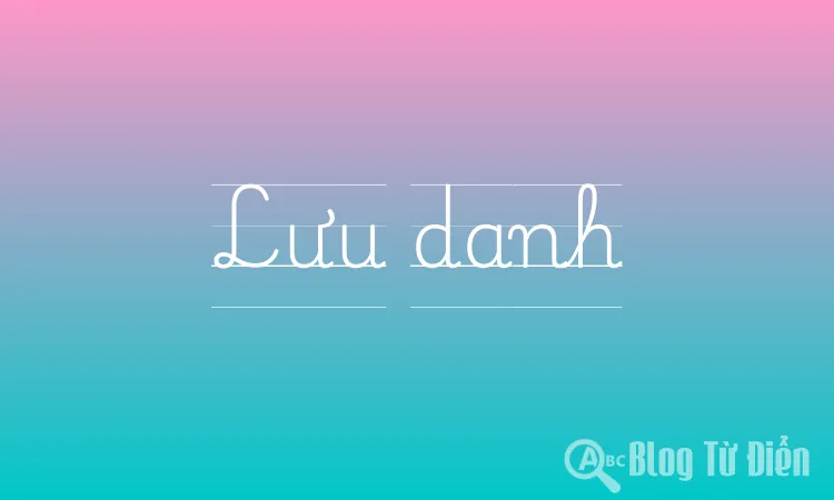 Lưu danh