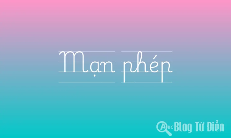 Mạn phép