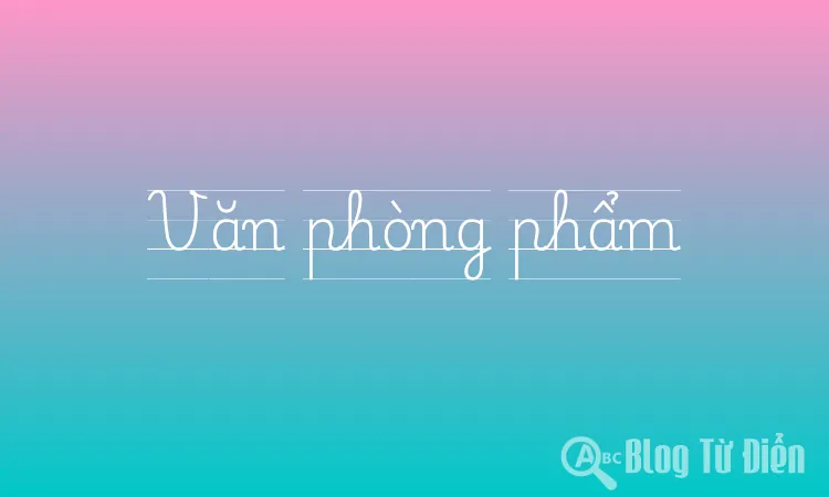 Văn phòng phẩm