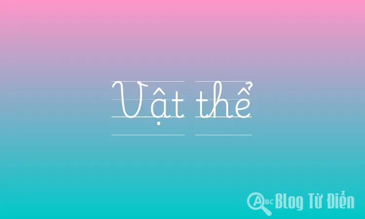 Vật thể
