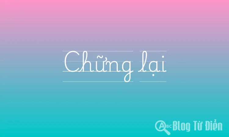 Chững lại