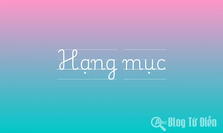 Hạng mục