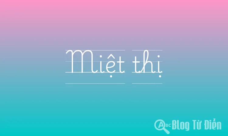 Miệt thị