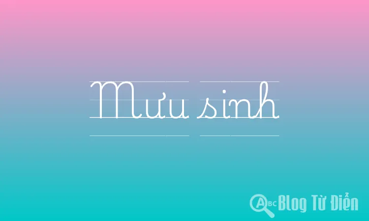 Mưu sinh
