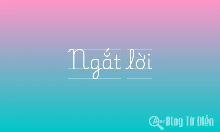 Ngắt lời