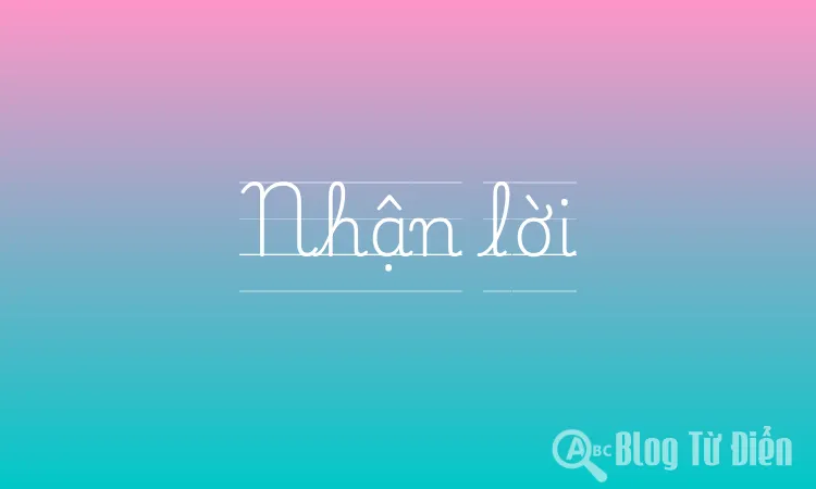 Nhận lời