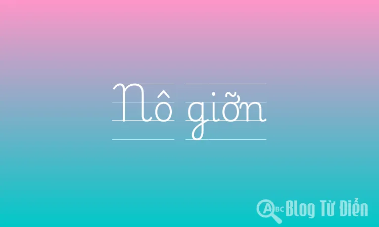 Nô giỡn