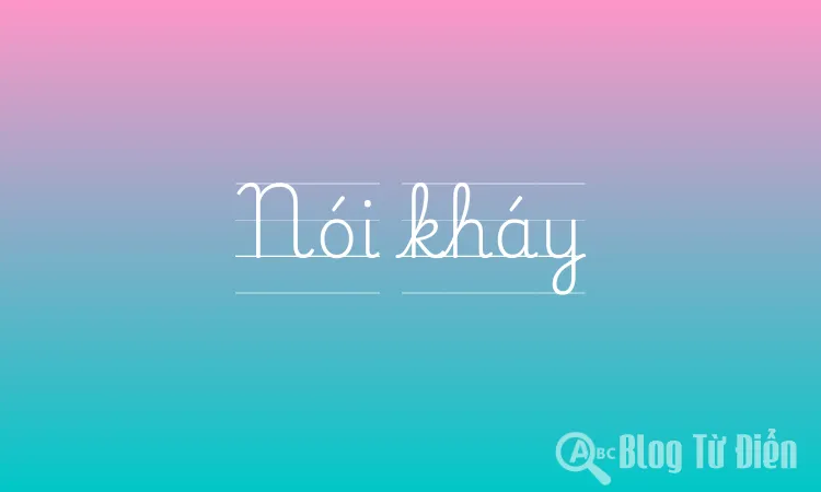 Nói kháy