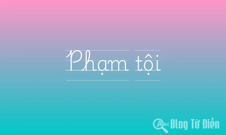 Phạm tội