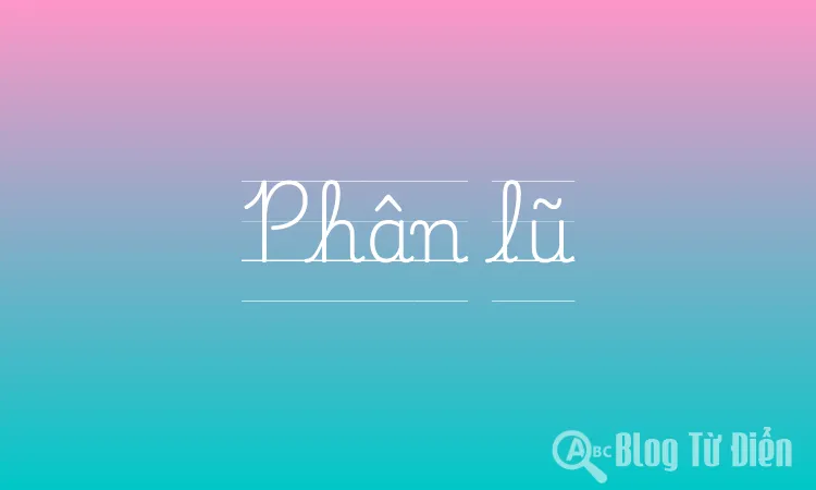 Phân lũ