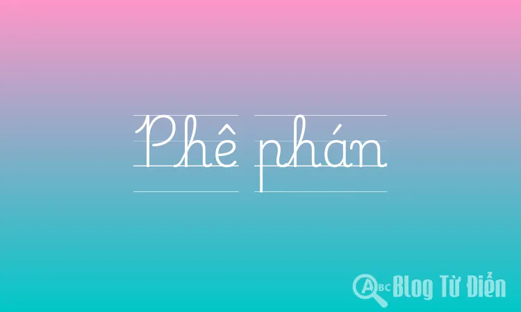 Phê phán