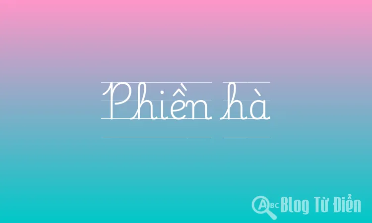 Phiền hà