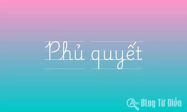 Phủ quyết