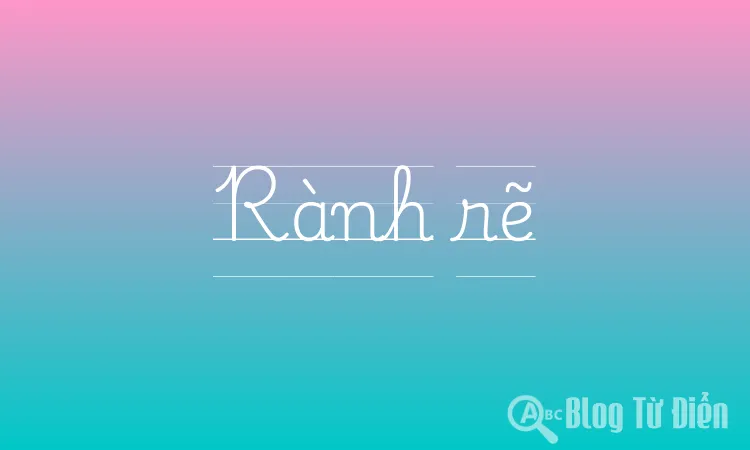 Rành rẽ