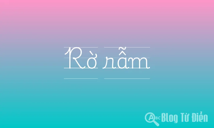 Rờ rẫm