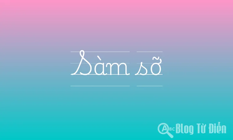 Sàm sỡ