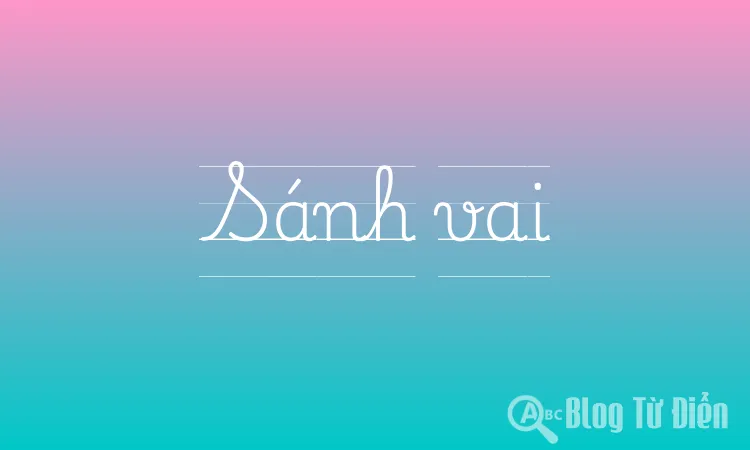 Sánh vai