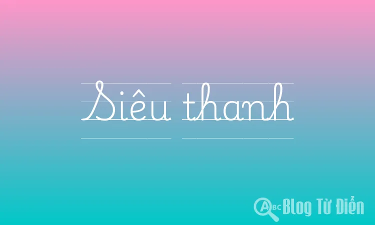Siêu thanh