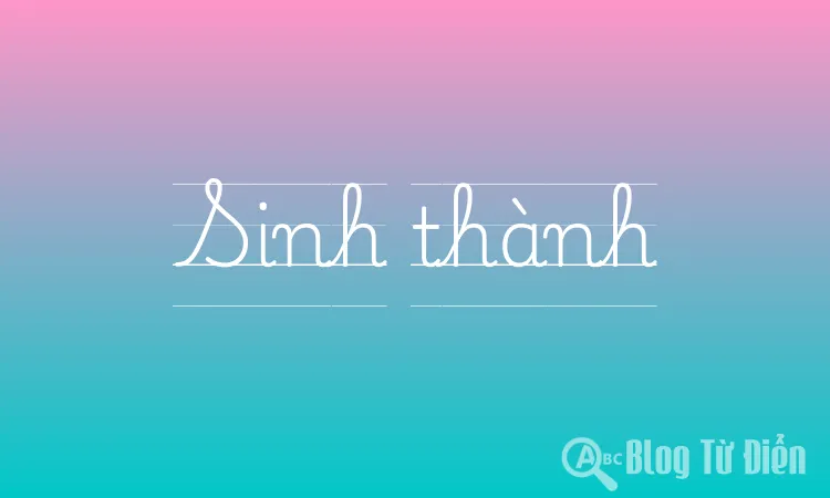 Sinh thành