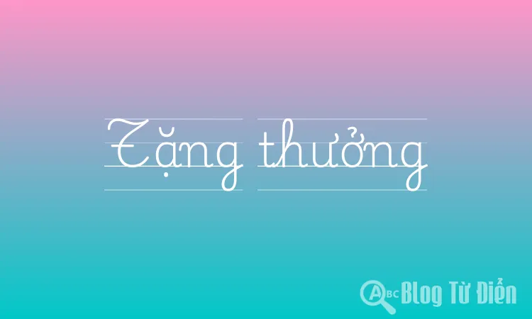Tặng thưởng