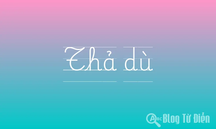 Thả dù
