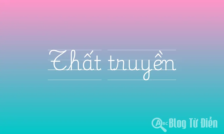 Thất truyền