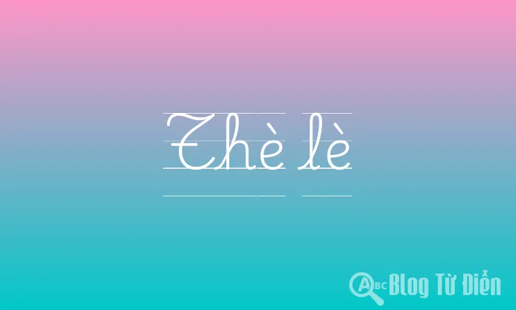 Thè lè