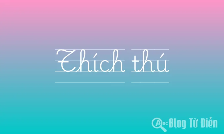 Thích thú