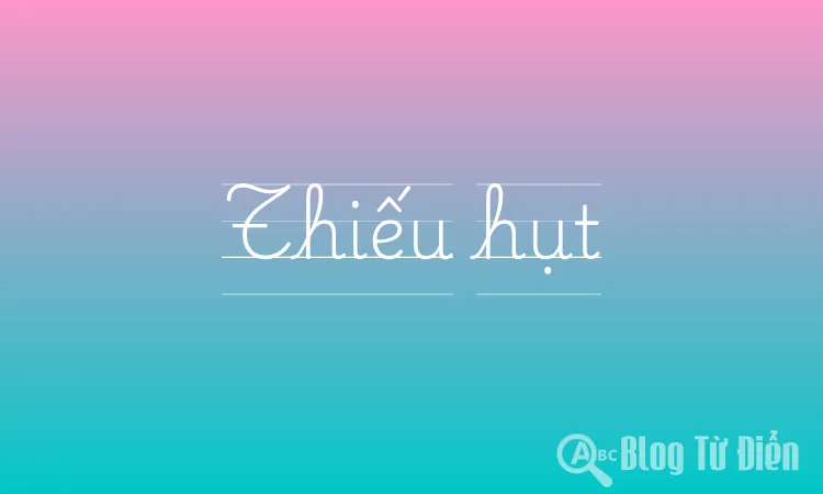 Thiếu hụt