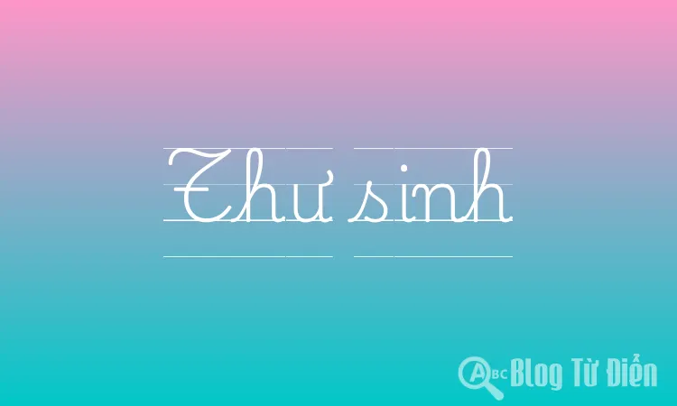 Thư sinh