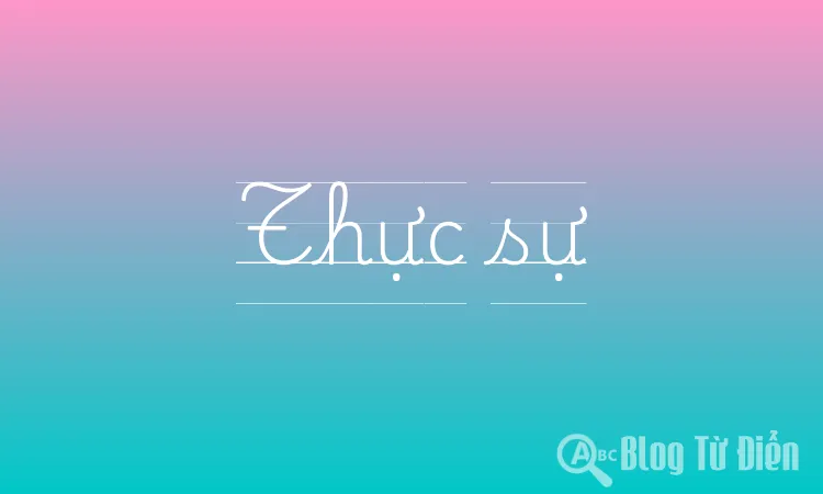 Thực sự
