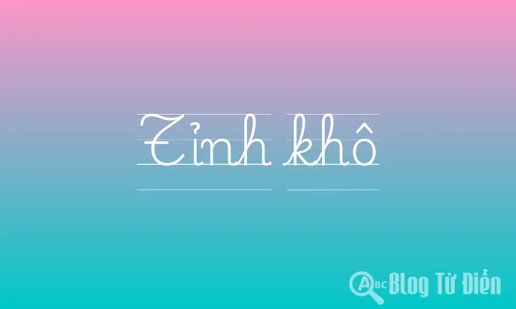 Tỉnh khô