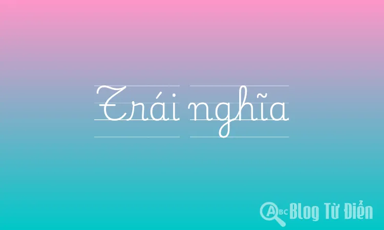 Trái nghĩa