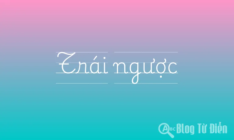 Trái ngược